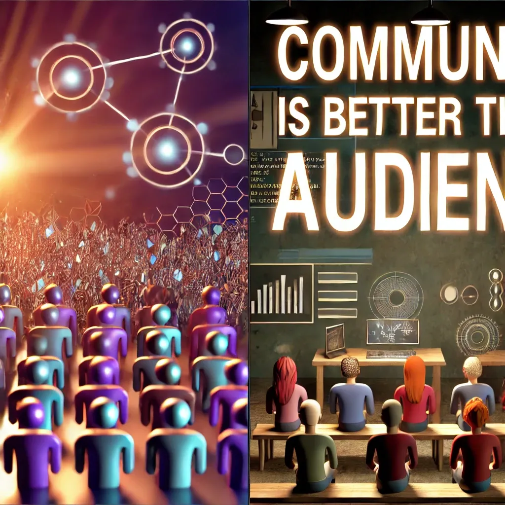 Why building a community is better than just having an audience in ...