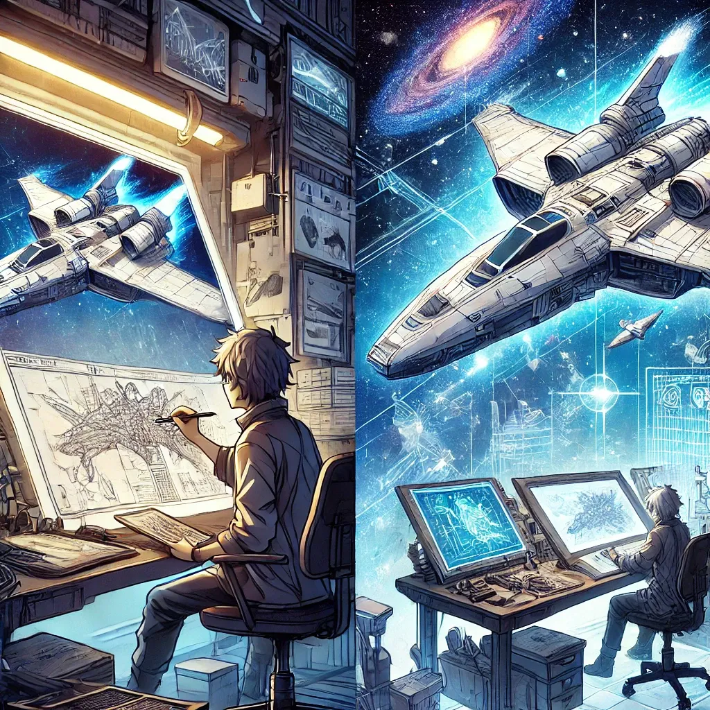 From concept to galaxy: The art of designing spacecraft in games